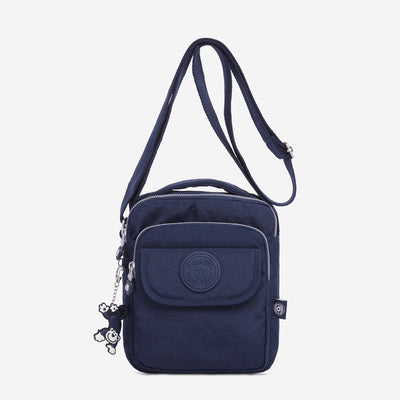 Triple Zip Waterproof Small Casual Crossbody Bag