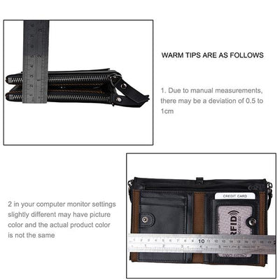 Men's Genuine Leather RFID Wallet