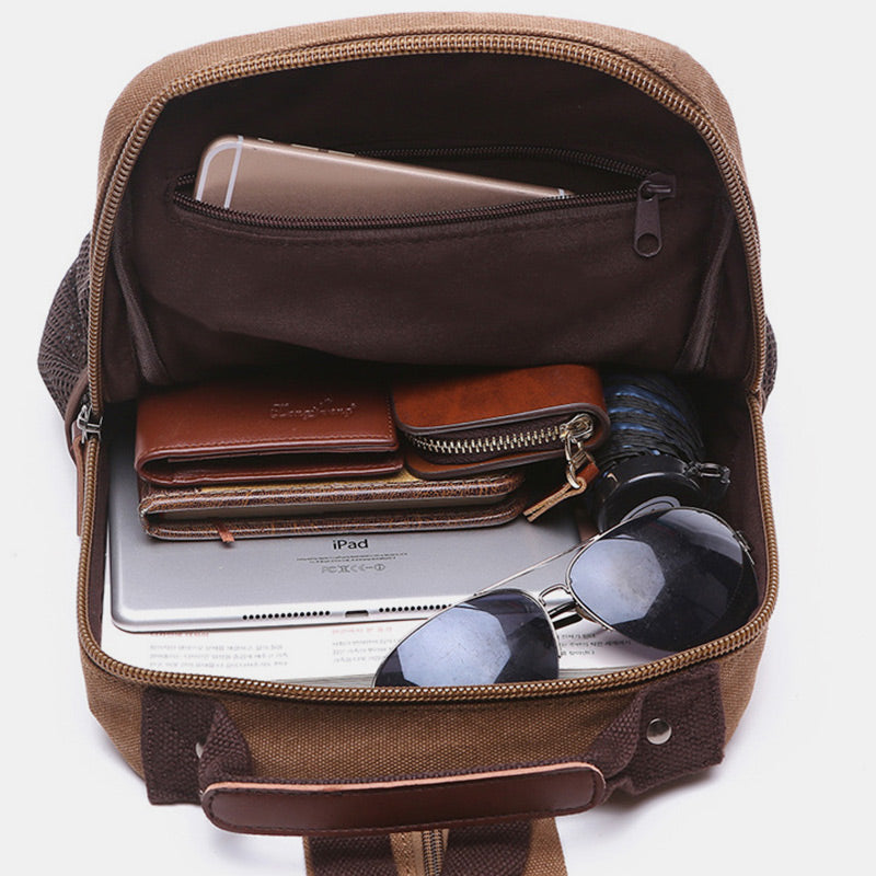Messenger Bag Shoulder Sling Backpack Travel Rucksack