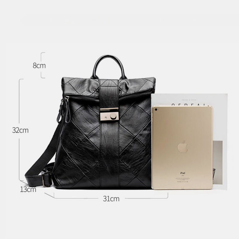 Genuine Leather Vintage Anti-Theft Backpack