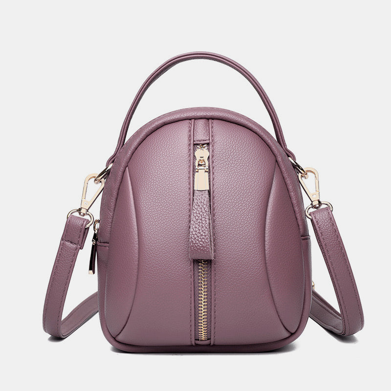 Multifunctional Elegant Solid Phone Bag With Earphone Hole