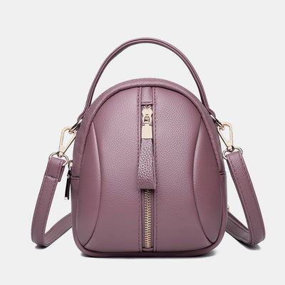 Multifunctional Elegant Solid Phone Bag With Earphone Hole