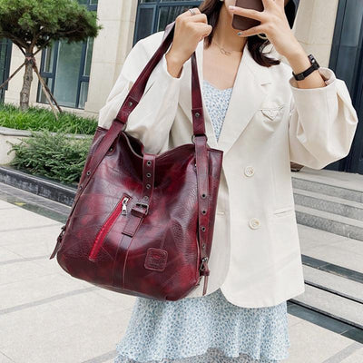 Large Capacity Multifunctional Retro Tote Bag