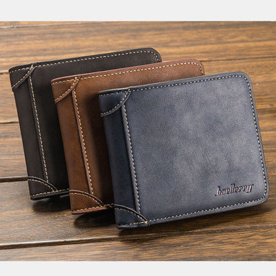 Multifunctional Folding Retro Wallet