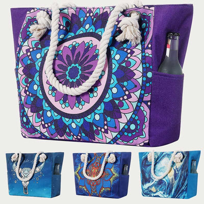 Tote For Daily Use Beach Travel Multi Function Canvas Bag
