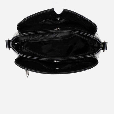 Multi-Compartment Small Casual Faux Leather Crossbody Bag Handbag