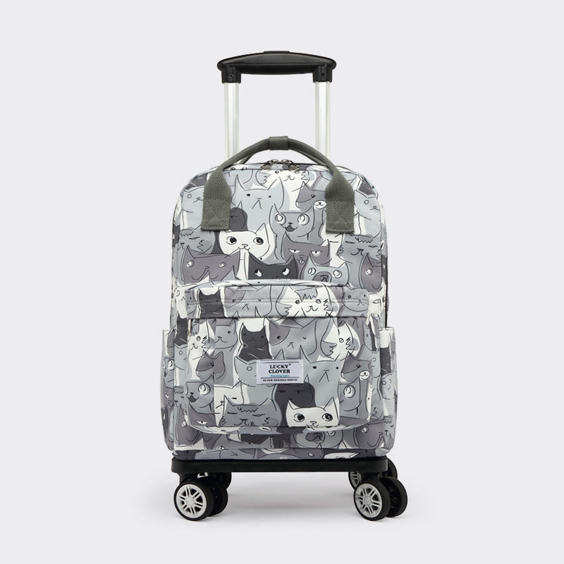 Tote Bag For Travel Waterproof Pull Rod Bag Folding Backpack