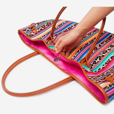 Casual Printing Canvas Tote Beach Bag