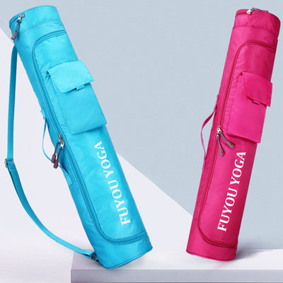 Waterproof Full Zip Yoga Mat Bag Carrier with Adjustable Strap Storage Pocket