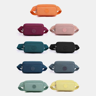 Lightweight Waterproof Waist Bag for Women with Crossbody Strap