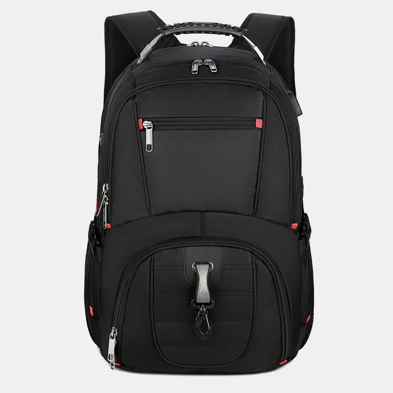 Extra Large Multi Pocket Business Laptop Backpack with USB Charger