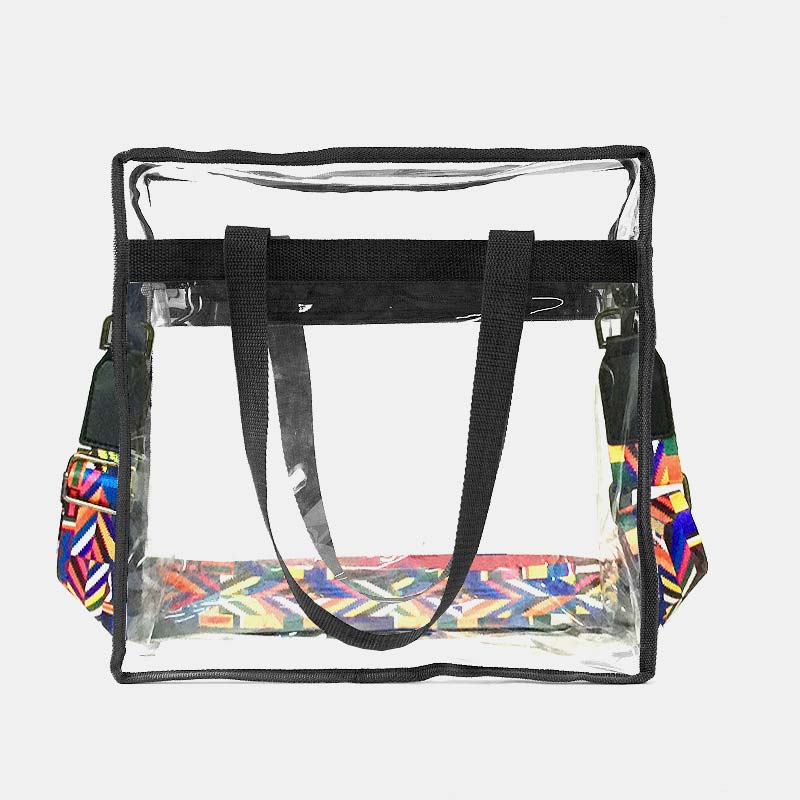 Large Capacity Waterproof Casual Transparent Shoulder Bag