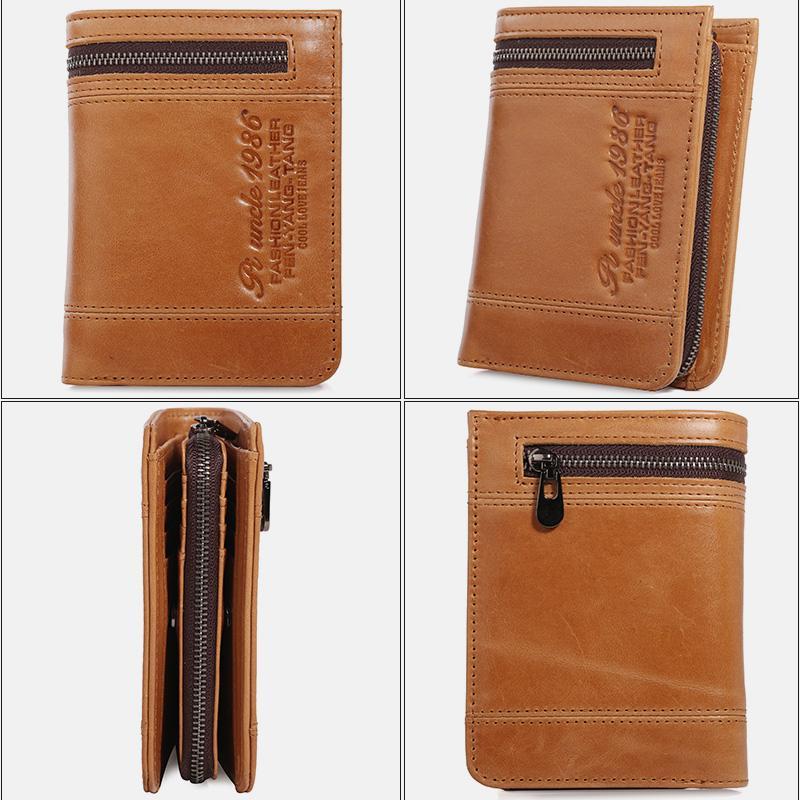 Large Capacity Bifold Retro Wallet