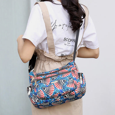 Lightweight Flower Printed Crossbody Bag