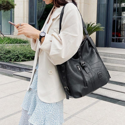 Large Capacity Multifunctional Retro Tote Bag