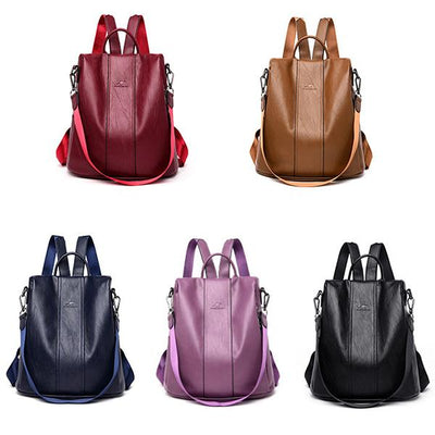 Waterproof Anti-theft Retro Backpack