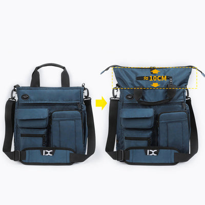 Large Capacity Scalable Multi-Pocket Crossbody Bag