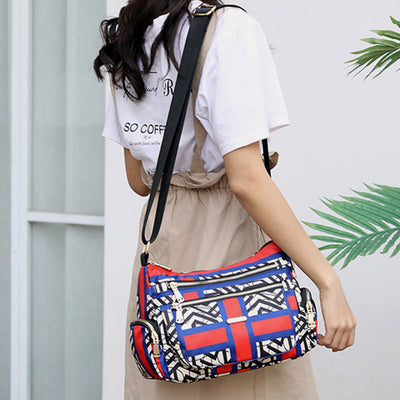Lightweight Flower Printed Crossbody Bag
