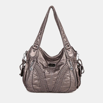 Women's Solid Color Hobo Bag