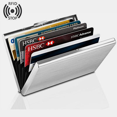RFID Stainless Steel Slim Credit Card Holder