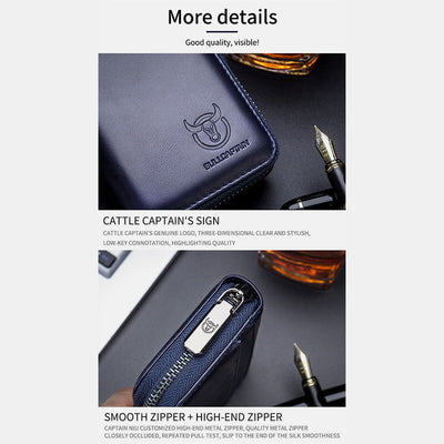 Real Leather Multifunctional Card Holder