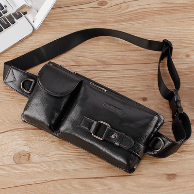Vintage Multi-Carry Genuine Leather Sling Bag