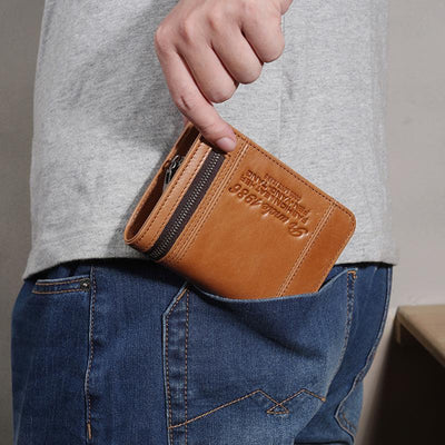Large Capacity Bifold Retro Wallet