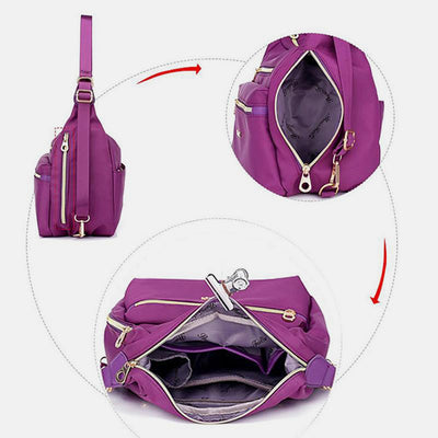 3-Ways Use Water-Resistant Crossbody Bag