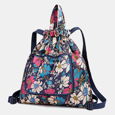 Multifunctional Foldable Backpack With Lanyard