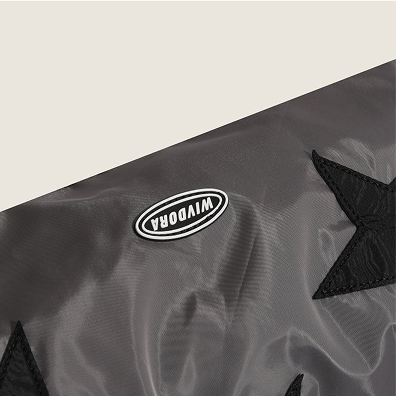 Portable Travel Bag Women Men Star Embroideried Fitness Bag