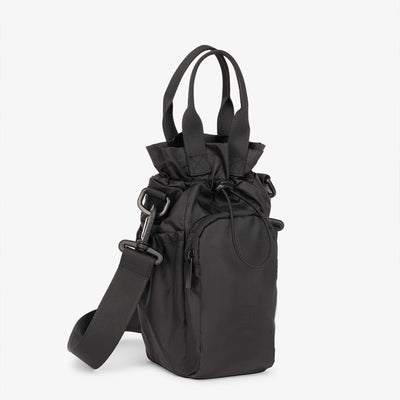 Portable Water Bottle Bag Drawstring Nylon Crossbody Bag Handbag