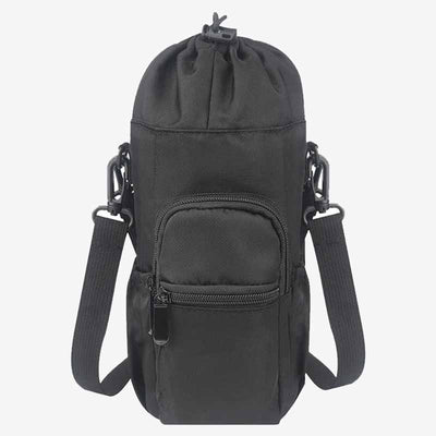 Portable Bottle Storage Bag For Travel Multifunctional Drawstring Crossbody Bag