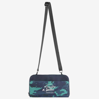 Portable Travel Wallet Canvas Ticket Passport Holder Crossbdoy Bag Card Holder
