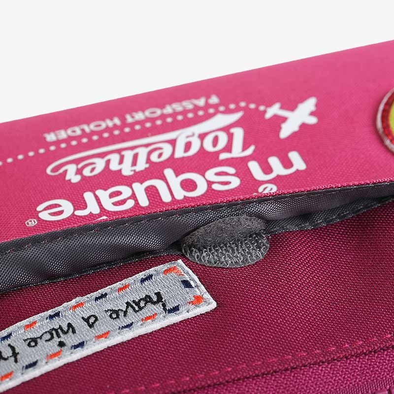 Portable Travel Wallet Canvas Ticket Passport Holder Crossbdoy Bag Card Holder