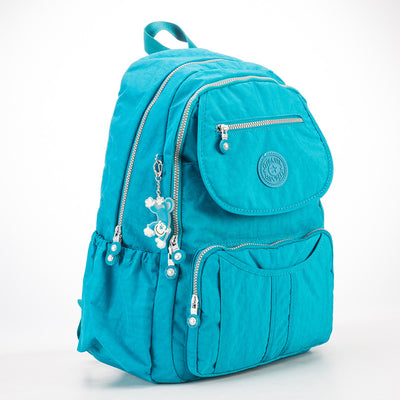 Large Double Compartment Backpack Minimalist Short Travel Purse For Women