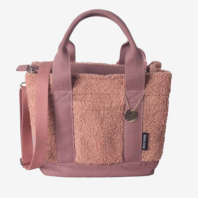 Teddy Fleece Tote Bag For Women Soft Crossbody Bag