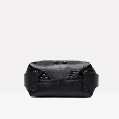 Minimalist Tote For Women Solid Color Pebbled Leather Crossbody Bag