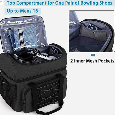 Bowling Tote For Outdoor With Padded EVA Sports Bag Handbag