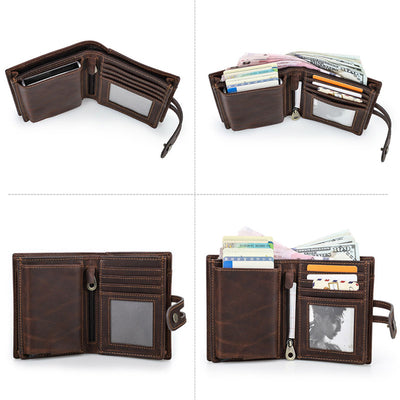 Roomy Leather Airtag Wallet