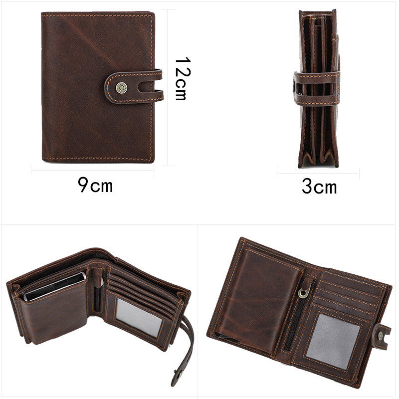 Roomy Leather Airtag Wallet