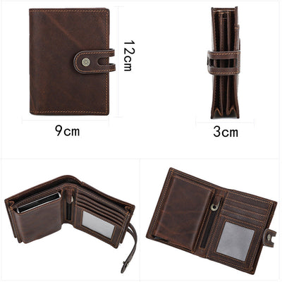 Roomy Leather Airtag Wallet