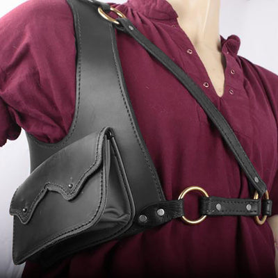 Underarm Side Shoulder Purse For Women Retro Viking Holster