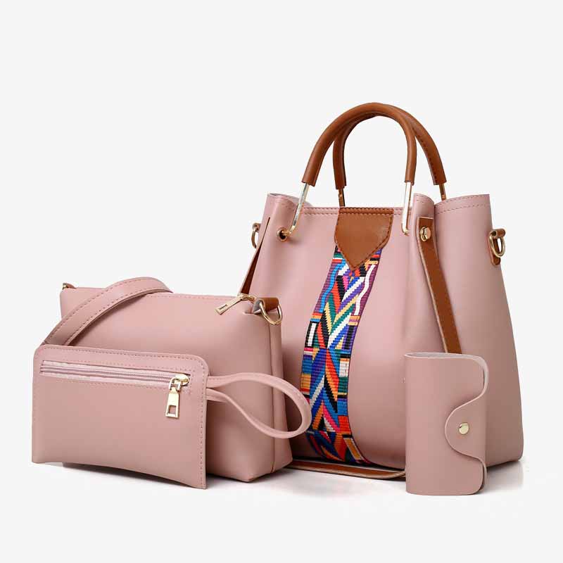 4 Pcs Bag Set Durable Handle Elegant Crossbody Bag