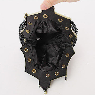 Mini Evening Bag Vintage Embroidery Beaded Bag For Women