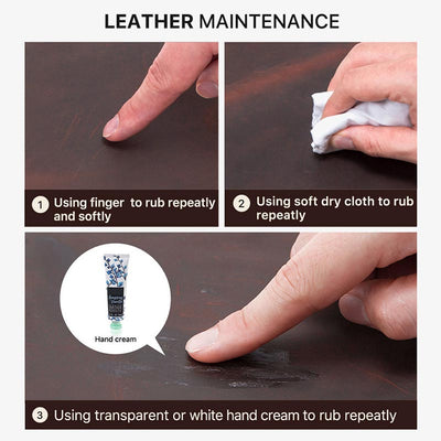 Vintage Storage Bag Envelope Shape Genuine Leather Book Cover