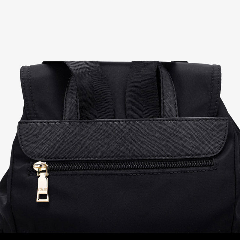 Drawstring Clamshell Backpack For Weekender Minimalist Waterproof Oxford Daypack