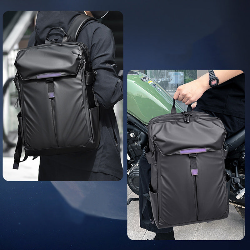 Women Men Outdoor Cycling Laptop Backpack Can Put Helmet Basketball