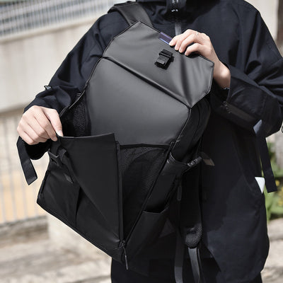 Women Men Outdoor Cycling Laptop Backpack Can Put Helmet Basketball