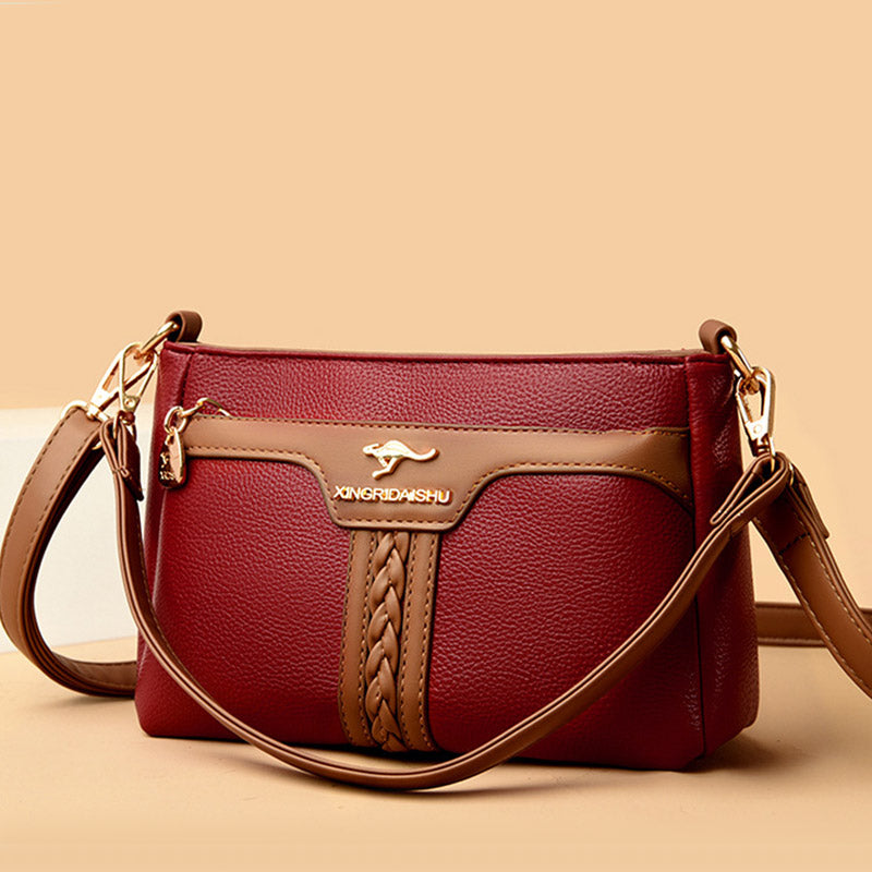 Horizontal Crossbody Bag Double Strap Underarm Purse For Women