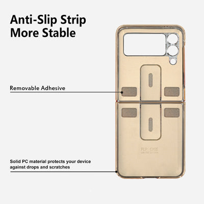 Z Flip 3/4/5/6 Case Plaid Folding Protective Phone Case